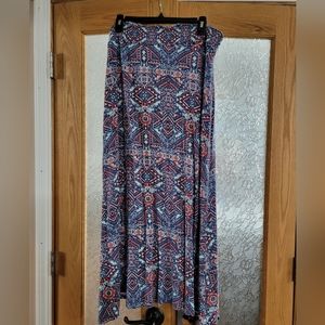 🌺4/20 bundle🌺French Laundry Skirt 2X. Navy, light, burnt orange.